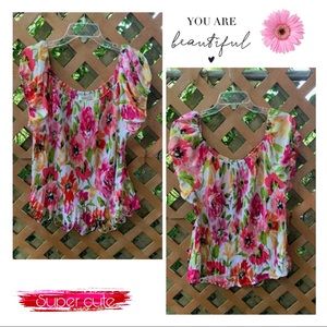 Dressbarn Crinkle Top